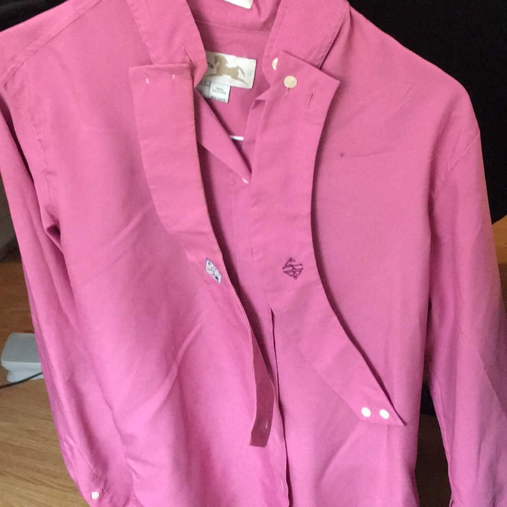 Pink RJ Classic Stirling Classic Cool shirt Sz 36